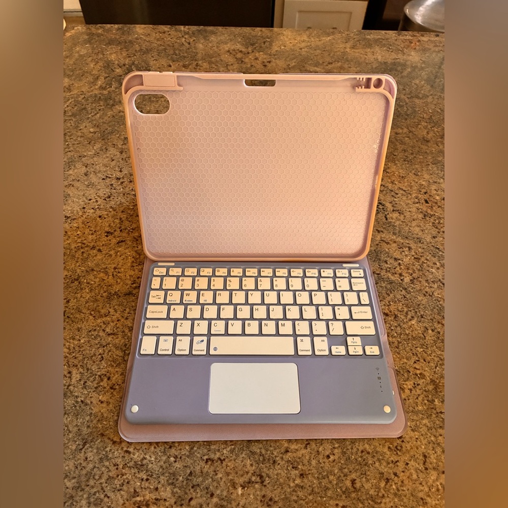 iPad a16 11th/a14 10th generation Tablet Bluetooth Keyboard Track Pad Case Stand